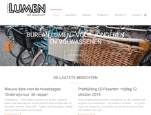 Tablet Screenshot of lumencoaching.nl